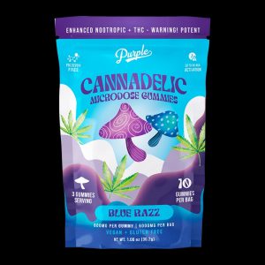 Cannadelics Microdose Gummies Blue Razz – Premium Daily Wellness Support