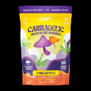 Cannadelics Microdose Gummies Pineapple – Amazing Precision Wellness Edibles