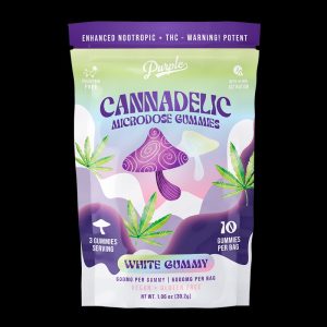 Cannadelics Microdose Gummies | White Gummy