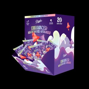 Purple Mushroom Enhanced Microdose Gummies | White Gummy